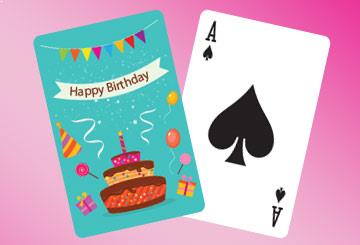 personalized deck of cards