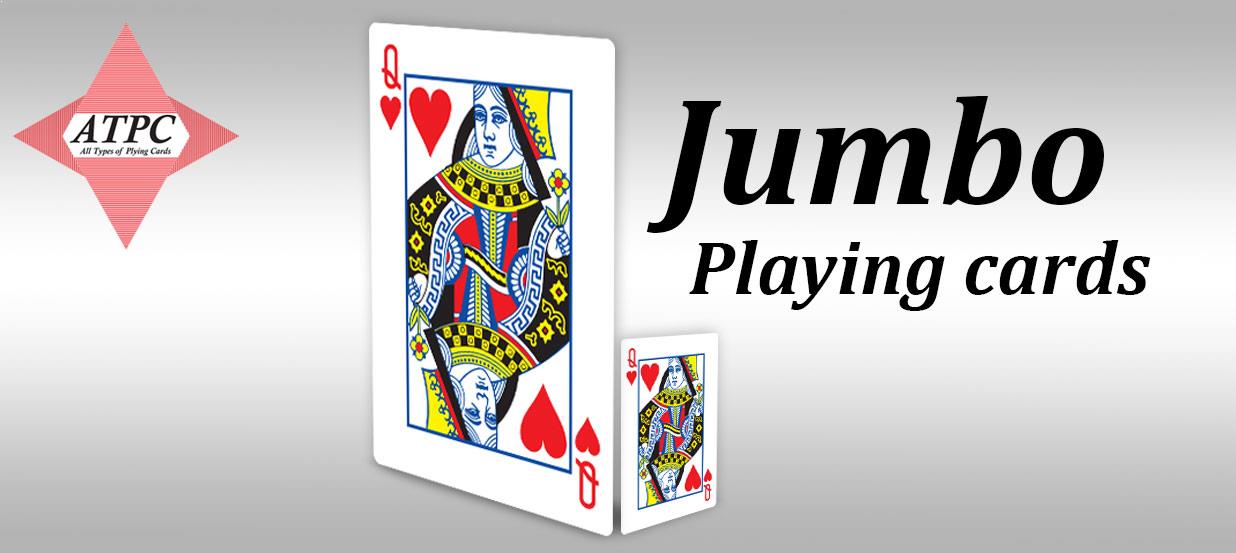 large print playing cards